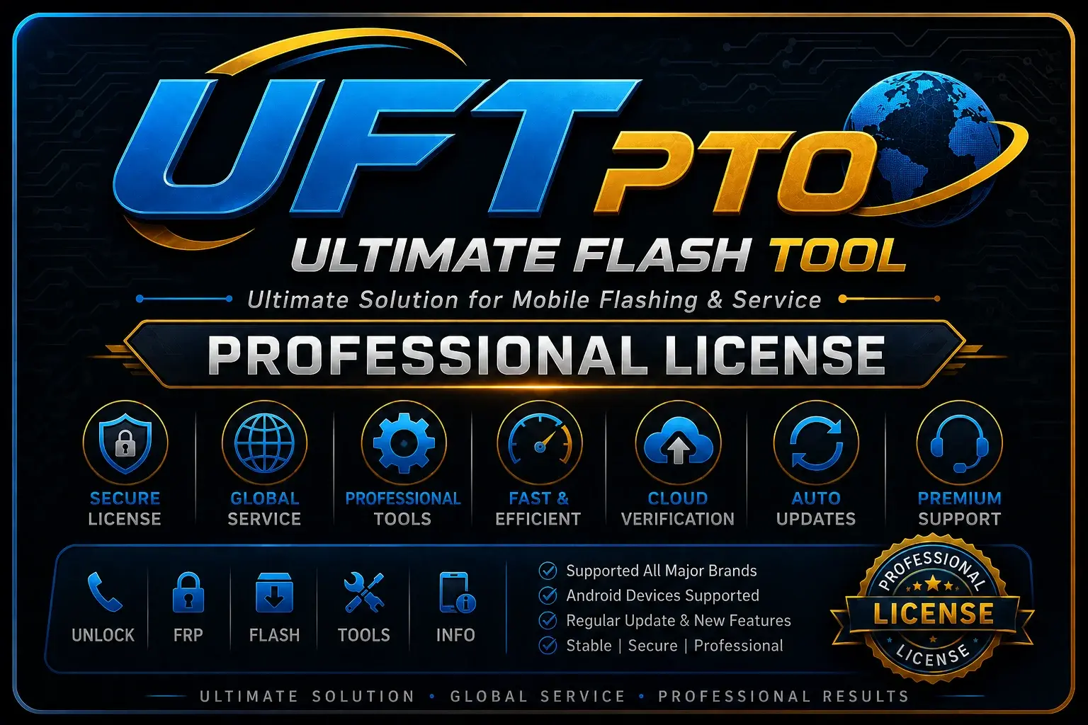 Ultimate flash tool 12 Months New/Renewal (UFT)